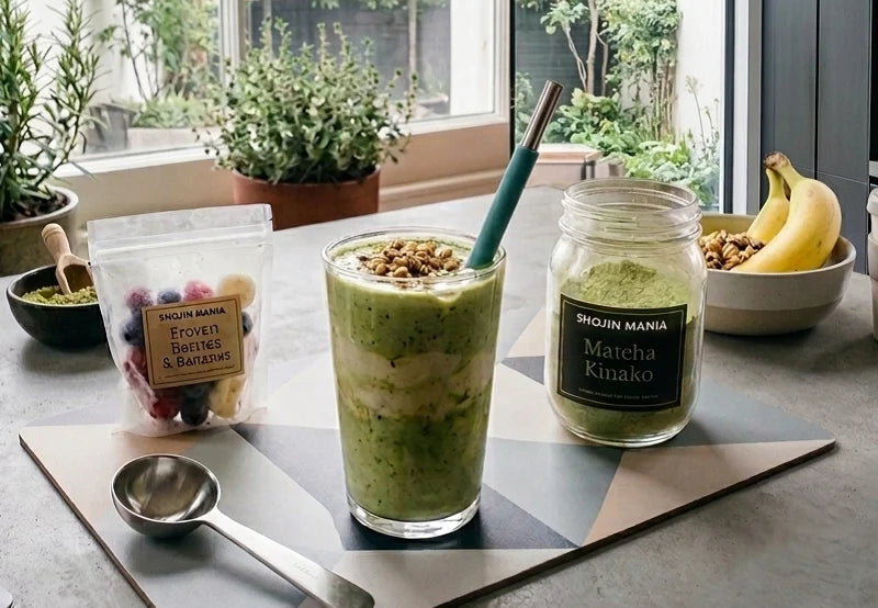 Spring Detox: Matcha Kinako Smoothie Recipe